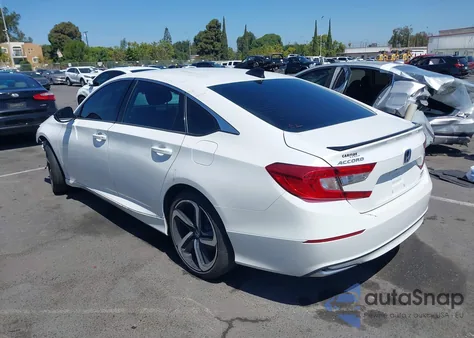 2022 Honda Accord Hybrid Sport из США, поврежденный, VIN 1HGCV3F21NA020494